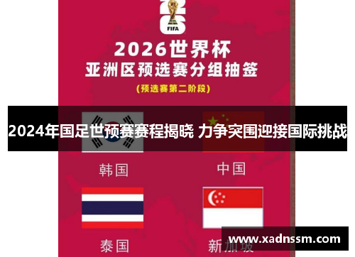 2024年国足世预赛赛程揭晓 力争突围迎接国际挑战
